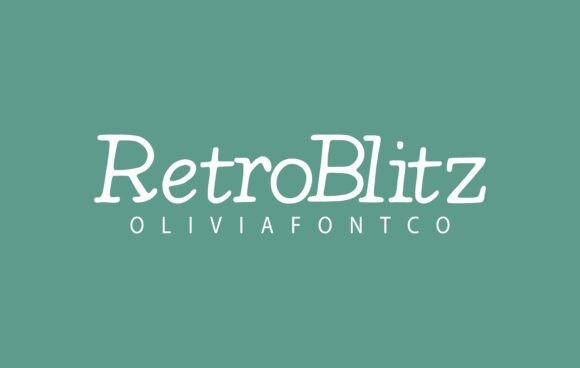 Retroblitz Font - Featured Image