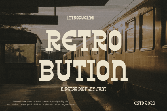 Retrobution Font - Featured Image