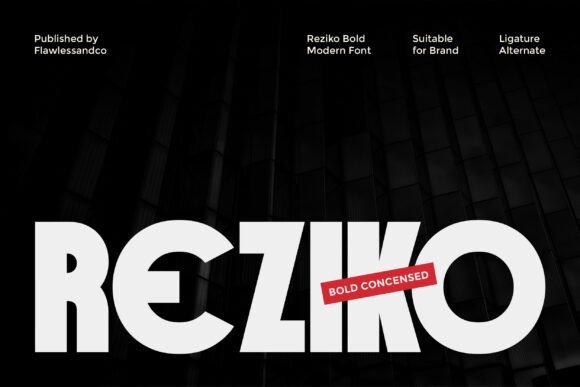 Reziko Font - Featured Image