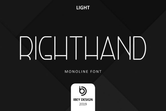 Right Hand Light Font - Featured Image