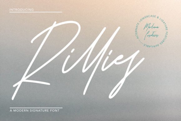 Rillies Font - Featured Image