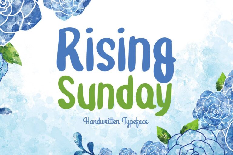 Rising Sunday Font - Featured Image