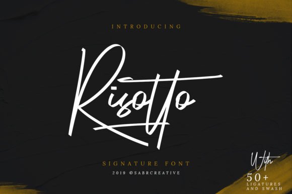 Risotto Font - Featured Image