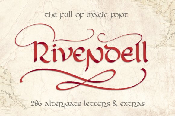 Rivendell Font - Featured Image