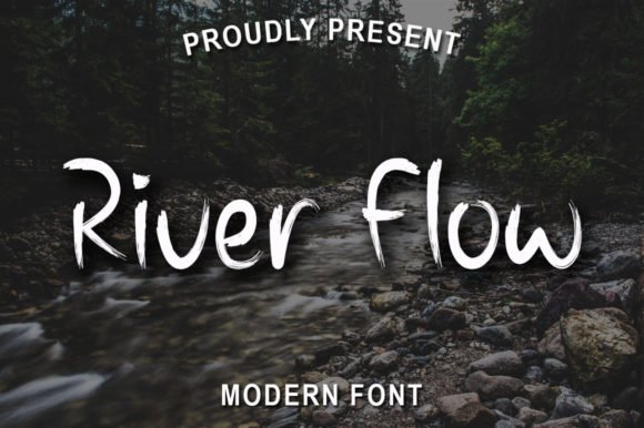 River Flow Font - Featured Image