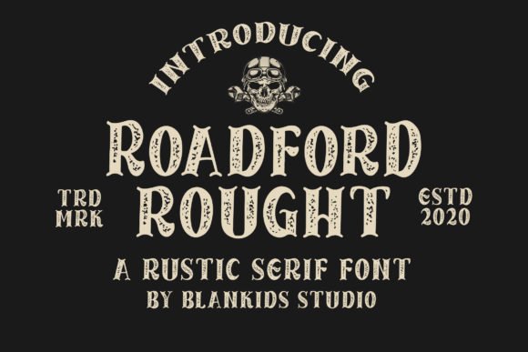 Roadford Rought Font - Featured Image