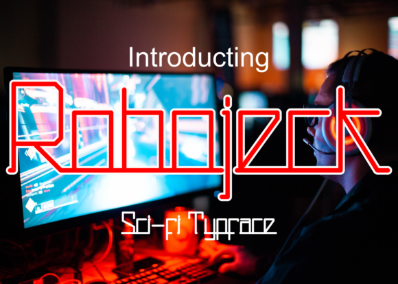 Robojeck Font - Featured Image