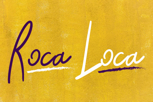 Roca Loca Font - Featured Image