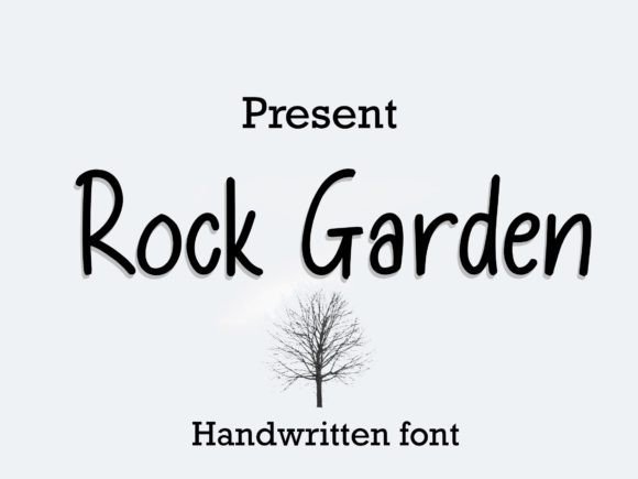 Rock Garden Font - Featured Image