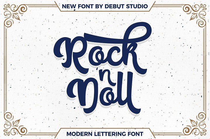 Rock 'n Doll Font - Featured Image