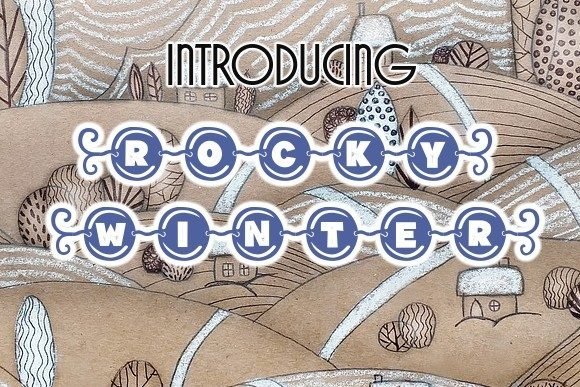 Rocky Winter Font - Featured Image