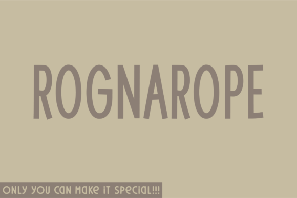 Rognarope Font - Featured Image