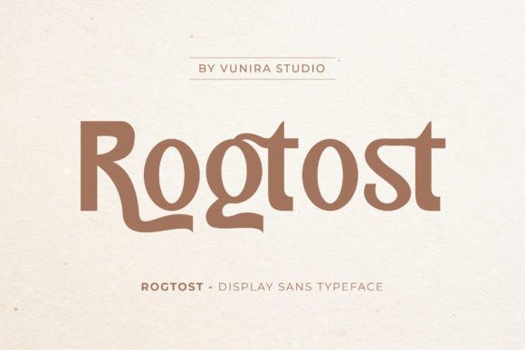Rogtost Font - Featured Image