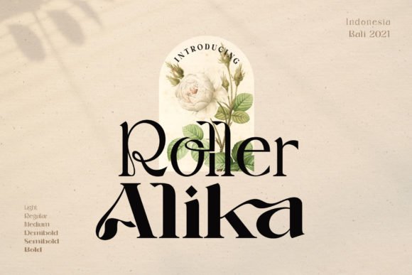Roller Alika Font - Featured Image