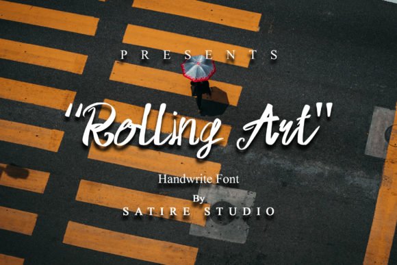 Rolling Art Font - Featured Image