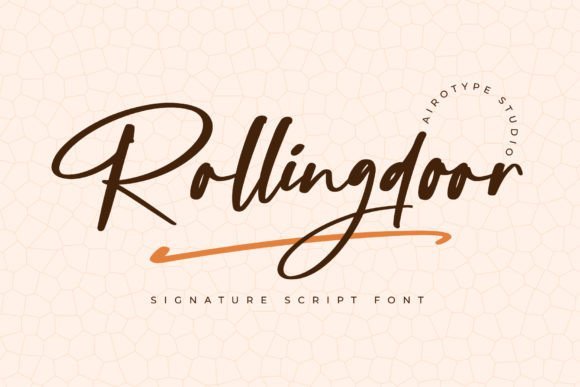 Rolling Door Font - Featured Image