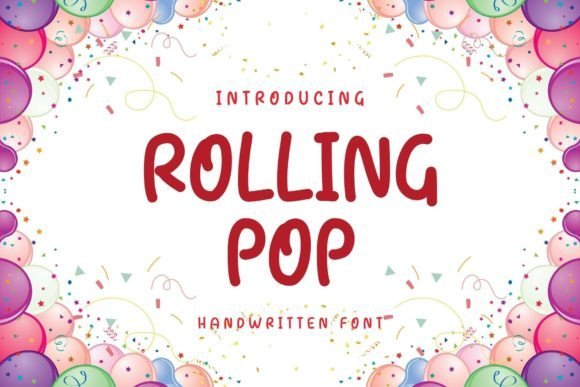 Rolling Pop Font - Featured Image