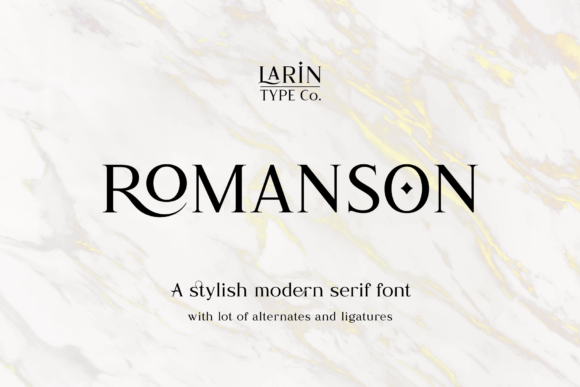 Romanson Font - Featured Image