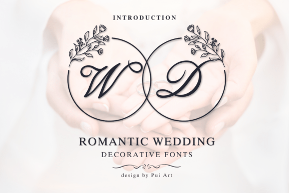 Romantic Wedding Monogram Font - Featured Image