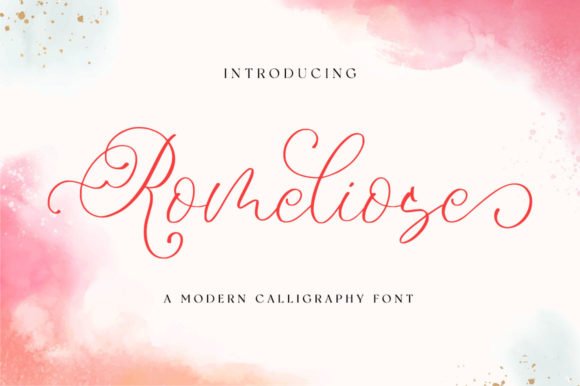 Romeliose Font - Featured Image