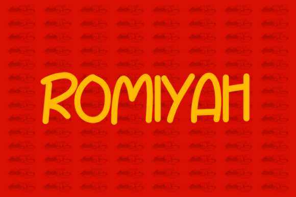 Romiyah Font - Featured Image