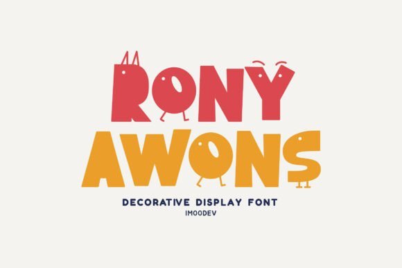 Rony Awons Font - Featured Image
