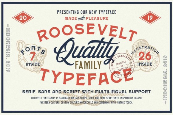Roosevelt Family Font - Featured Image