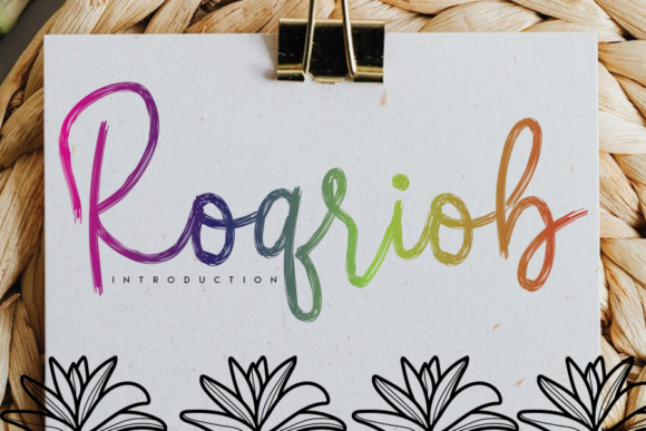 Roqriob Font - Featured Image