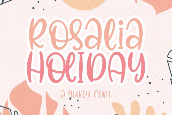 Rosalia Holiday Font - Featured Image