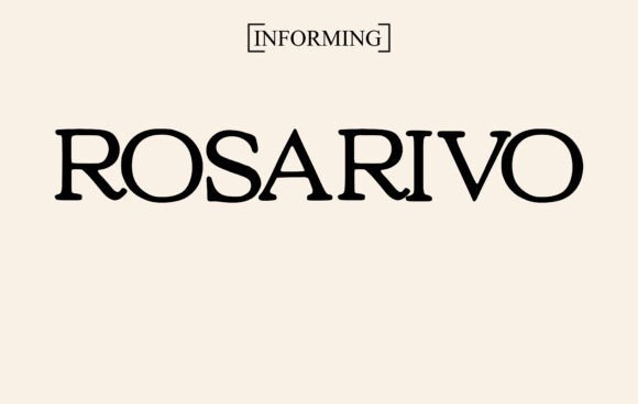 Rosarivo Font - Featured Image