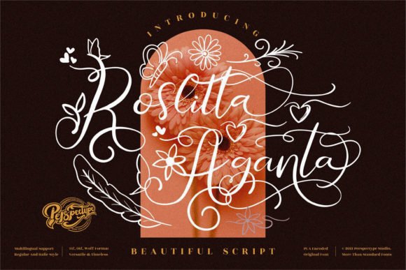 Roslitta Aganta Font - Featured Image