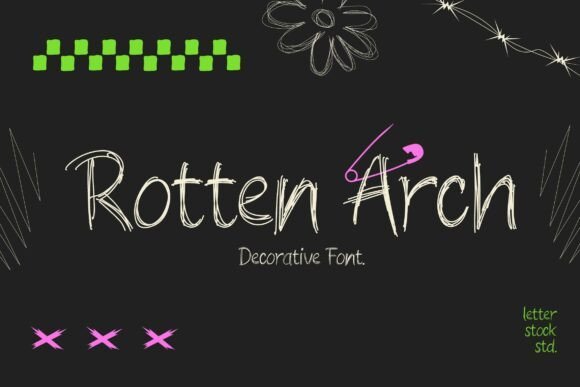 Rotten Arch Font - Featured Image
