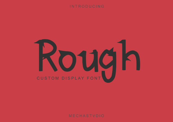 Rough Font - Featured Image