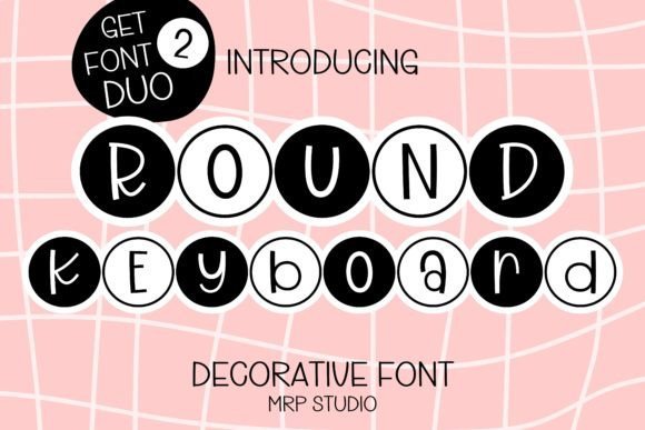 Round Keyboard Font - Featured Image