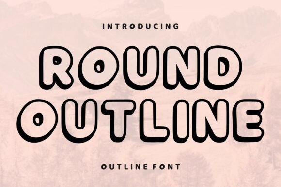 Round Outline Font - Featured Image