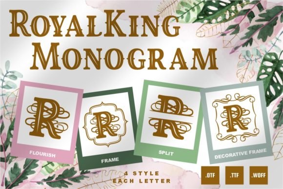 Royal King Monogram Font - Featured Image