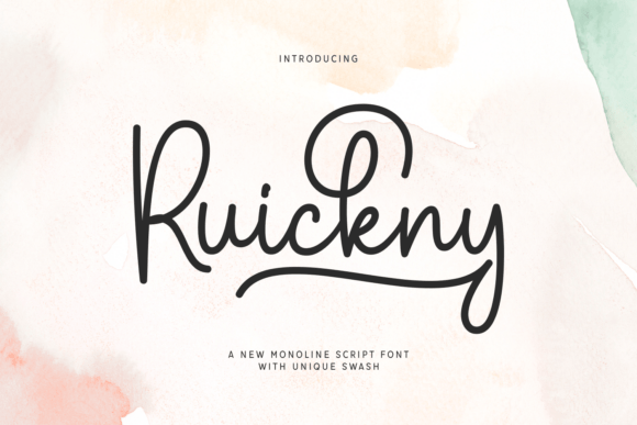 Ruickny Font - Featured Image