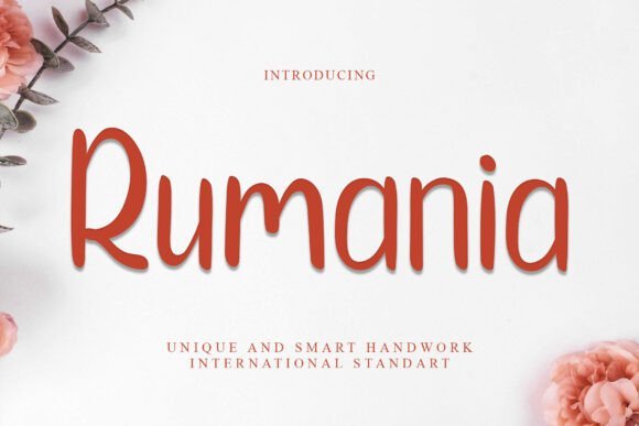 Rumania Font - Featured Image