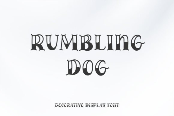 Rumbling Dog Font - Featured Image