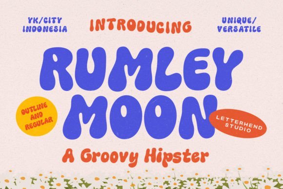 Rumley Moon Font - Featured Image