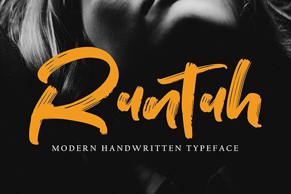 Runtuh Font - Featured Image