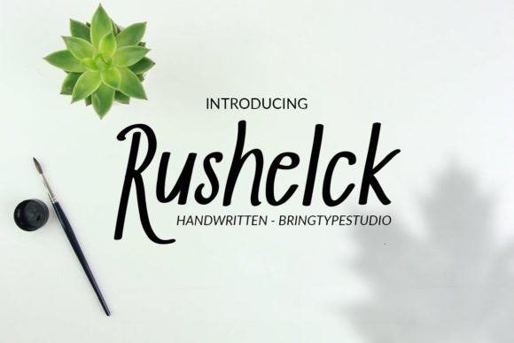 Rushelck Font - Featured Image