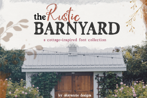 Rustic Barnyard Font - Featured Image