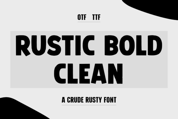 Rustic Bold Clean Font - Featured Image
