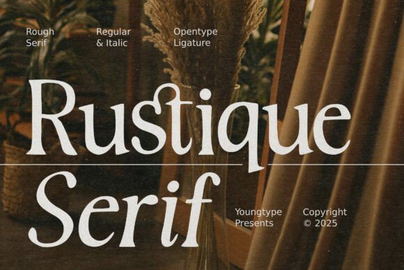 Rustique Serif Font - Featured Image