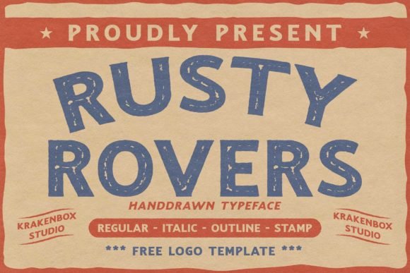 Rusty Rovers Font - Featured Image
