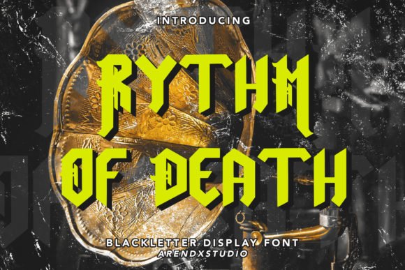 Rythm of Death Font - Featured Image