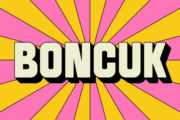 SK Boncuk Font - Featured Image