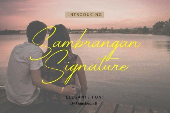 Sabrangan Signature Font - Featured Image