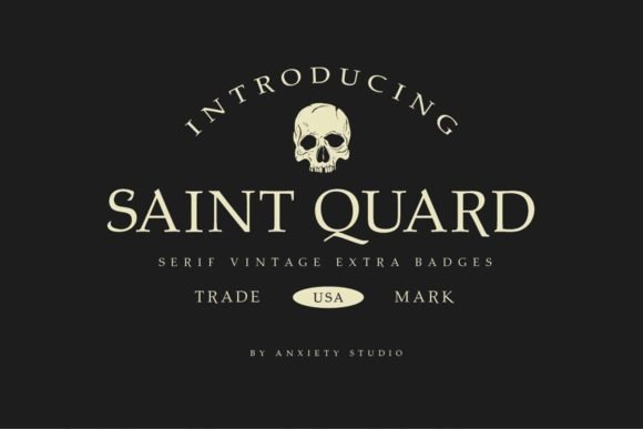 Saint Quard Font - Featured Image